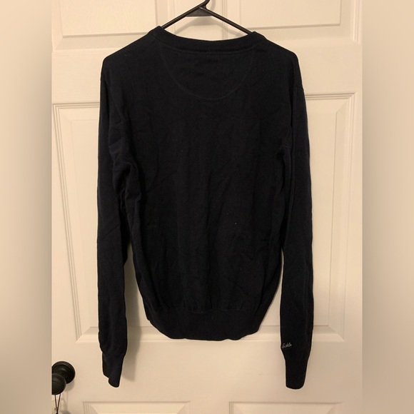 Marc Ecko Dark V-Neck Sweater with Dragon Design - Picture 2 of 2